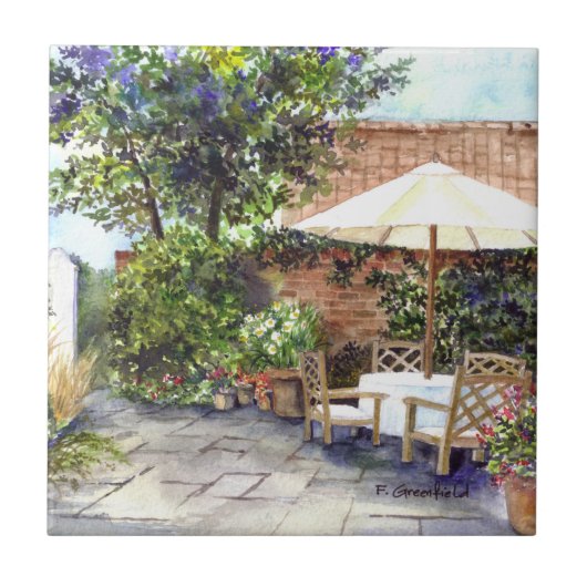 Terrace of The Manor House, York Tegeltje (Voorkant)