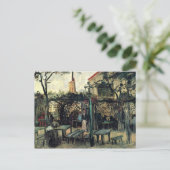 Terrace op Montmartre La Guinguette van Gogh Briefkaart (Staand voorkant)