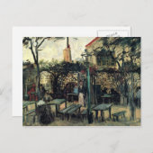 Terrace op Montmartre La Guinguette van Gogh Briefkaart (Voorkant / Achterkant)