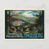 Terrace Palace Hotel, Engelberg, Zwitserland Briefkaart (Voorkant)