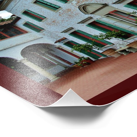 Terrace Uitzicht Foto Afdruk (Hoek)