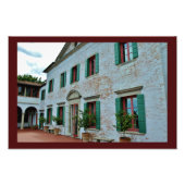 Terrace Uitzicht Foto Afdruk (Voorkant)