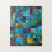 Terraced garden (1920) schilderij van Paul Klee Legpuzzel (Verticaal)