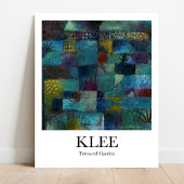 Terraced Garden door Paul Klee Poster