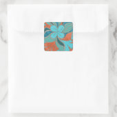 Terracool Bloom Bureaublad Organizer Vierkante Sticker (Tas)