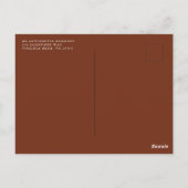 Terracota Baby shower Cactus Line Art woestijn Briefkaart (Achterkant)