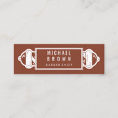 Terracota Barber Pole | kapper | Haarstylist Mini Visitekaartje (Voorkant)