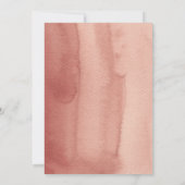 Terracota en Cactus Bruiloft Fiesta uitnodigingen (Achterkant)