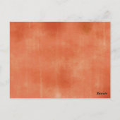 Terracota Pumpkin Rustic Floral Books for Baby Briefkaart (Achterkant)