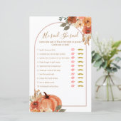 Terracota Pumpkin zei dat ze Kaart zei (Staand voorkant)