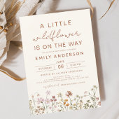 Terracotta A Little Wildflower Baby shower