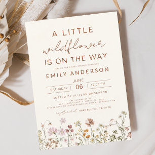 Terracotta A Little Wildflower Baby shower