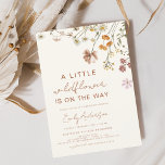 Terracotta A Little Wildflower Baby shower Kaart<br><div class="desc">Viel de komst van een nieuwe bundel vreugde met een mooie, kleine bloem op de weg naar het baby shower. Doe mee voor een namiddag vol met liefde en geluk... terwijl we de toekomstige ouders eren. De uitnodiging is voorzien van een verbluffende verbrande oranje - terracotta achtergrond, die wordt geaccentueerd...</div>