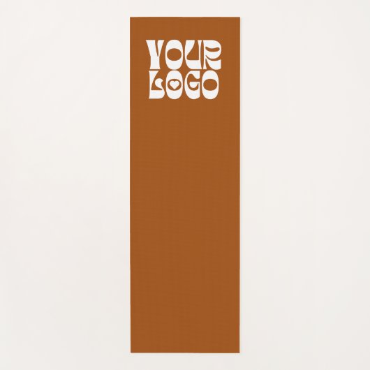 Terracotta Aangepaste Logo Promotiebedrijf Yogamat (Voorkant)