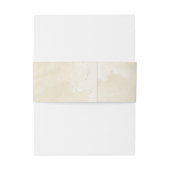 terracotta aardetoon bloemenbruiloft uitnodigingen wikkel (Achterkant Voorbeeld)