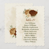 terracotta aardetoon bloemenzitkaart kaart (Voorkant / Achterkant)