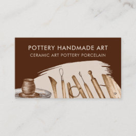 Terracotta Aardewerk Keramiek Klei Handgemaakt Ate Visitekaartje