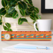 Terracotta Abstract Aztec Tribal Print Pattern Naambordje