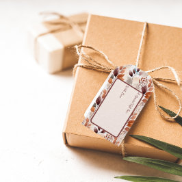 Terracotta and Burgundy Fall Leaves | Boho Autumn Cadeaulabel