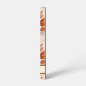 Terracotta and Burgundy Fall Leaves | Boho Autumn Samsung Galaxy Hoesje (Linkerkant)