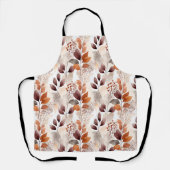 Terracotta and Burgundy Fall Leaves | Boho Autumn Schort (Voorkant)