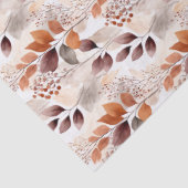Terracotta and Burgundy Fall Leaves | Boho Autumn Tissuepapier (Detail)