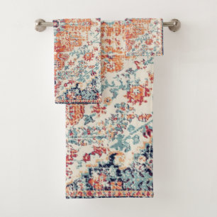 Terracotta Antiek Witte Oosterse Perzische Vloerkl Bad Handdoek
