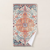 Terracotta Antiek Witte Oosterse Perzische Vloerkl Bad Handdoek (Handdoek)