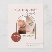 Terracotta Arch Beauty Business Promotion Flyer