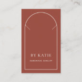 Terracotta Arch Business Ketting Display Card Visitekaartje (Voorkant)