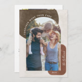 Terracotta Arch meer dan ooit foto Feestdagenkaart (Voorkant / Achterkant)