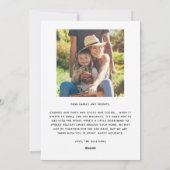 Terracotta Arch meer dan ooit foto Feestdagenkaart (Achterkant)