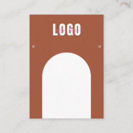 Terracotta Arch voegt Logo juwelen oormerg toe Visitekaartje