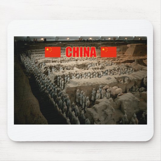 Terracotta Army China - Pro Foto Muismat (Voorkant)