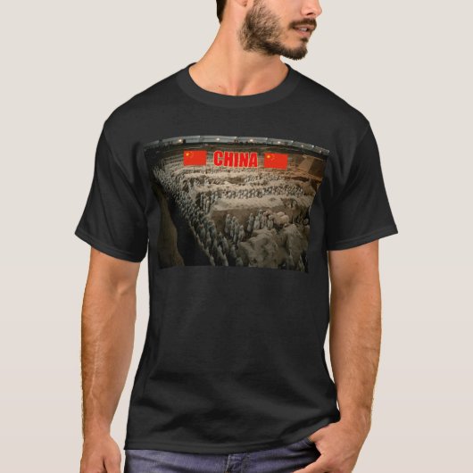Terracotta Army China - Pro Foto T-shirt (Voorkant)