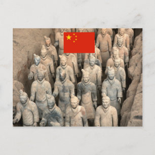 Terracotta Army China - Professionele foto Briefkaart