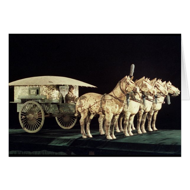 Terracotta Army, Qin Dynasty (Voorkant Horizontaal)