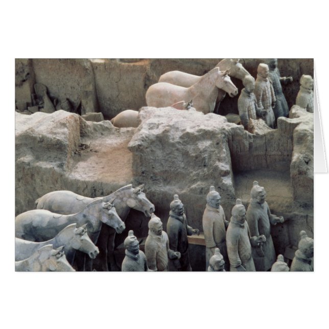 Terracotta Army, Qin Dynasty, 210 BC (Voorkant Horizontaal)