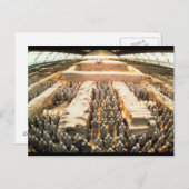 Terracotta Army, Qin Dynasty, 210 BC Briefkaart (Voorkant / Achterkant)