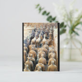 Terracotta Army, Qin Dynasty, 210 BC Briefkaart (Staand voorkant)