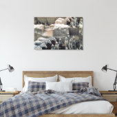 Terracotta Army, Qin Dynasty, 210 BC Canvas Afdruk (Insitu (Slaapkamer))