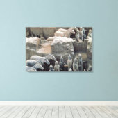 Terracotta Army, Qin Dynasty, 210 BC Canvas Afdruk (Insitu (Houten vloer))