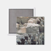 Terracotta Army, Qin Dynasty, 210 BC Magneet (Voorkant / Achterkant)