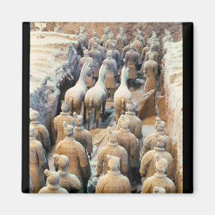 Terracotta Army, Qin Dynasty, 210 BC Magneet