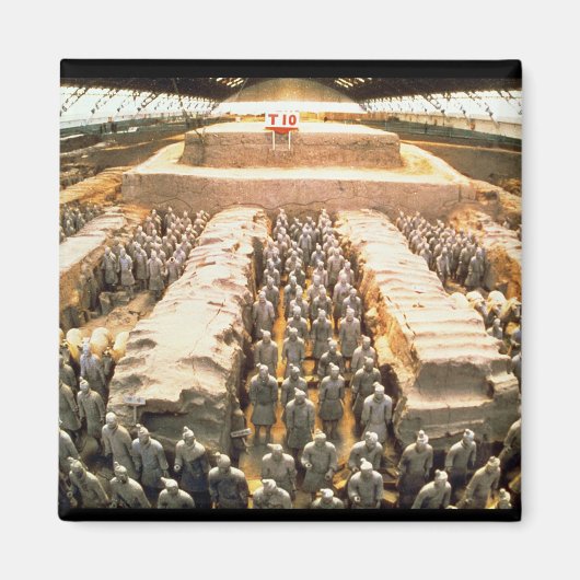 Terracotta Army, Qin Dynasty, 210 BC Magneet (Voorkant)