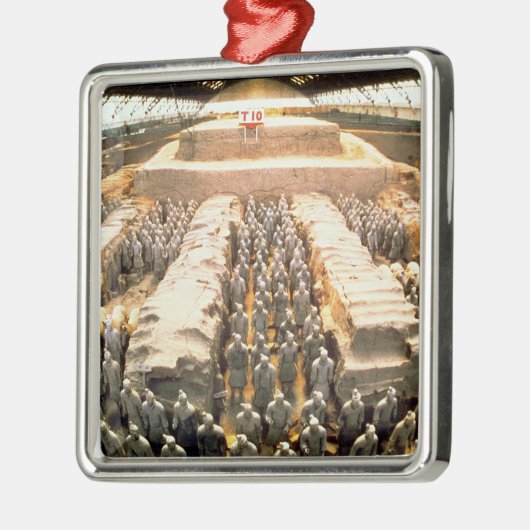 Terracotta Army, Qin Dynasty, 210 BC Metalen Ornament (Links)