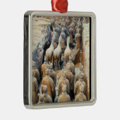 Terracotta Army, Qin Dynasty, 210 BC Metalen Ornament (Rechts)