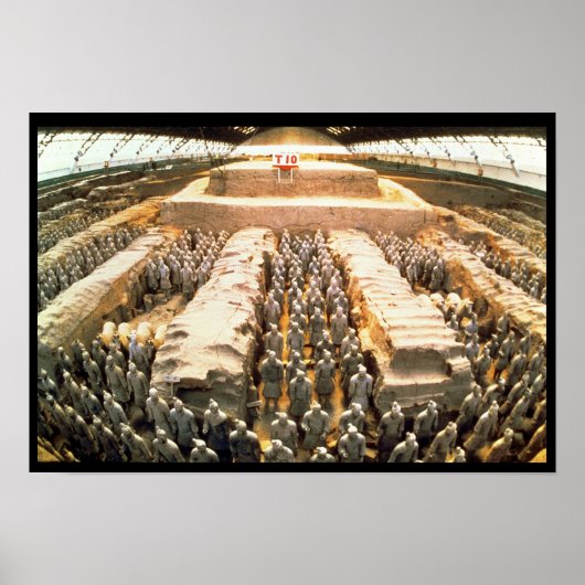 Terracotta Army, Qin Dynasty, 210 BC Poster (Voorkant)