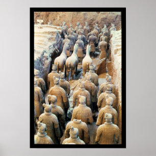 Terracotta Army, Qin Dynasty, 210 BC Poster