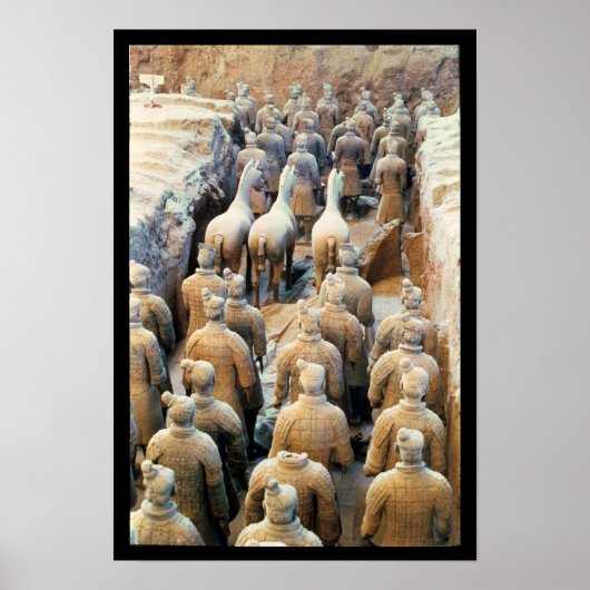 Terracotta Army, Qin Dynasty, 210 BC Poster (Voorkant)